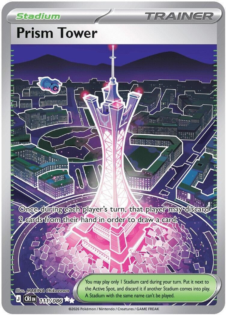 Image for Prism Tower (111/086) (CRI) - Pokemon