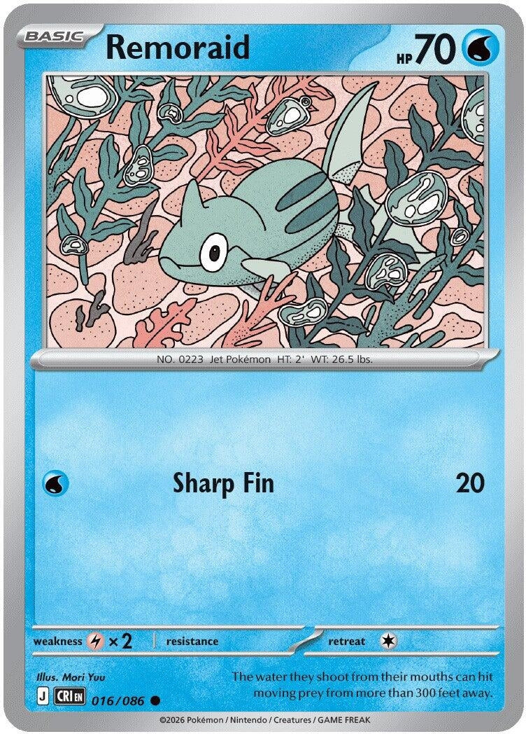 Image for Remoraid (016/086) (CRI) - Pokemon