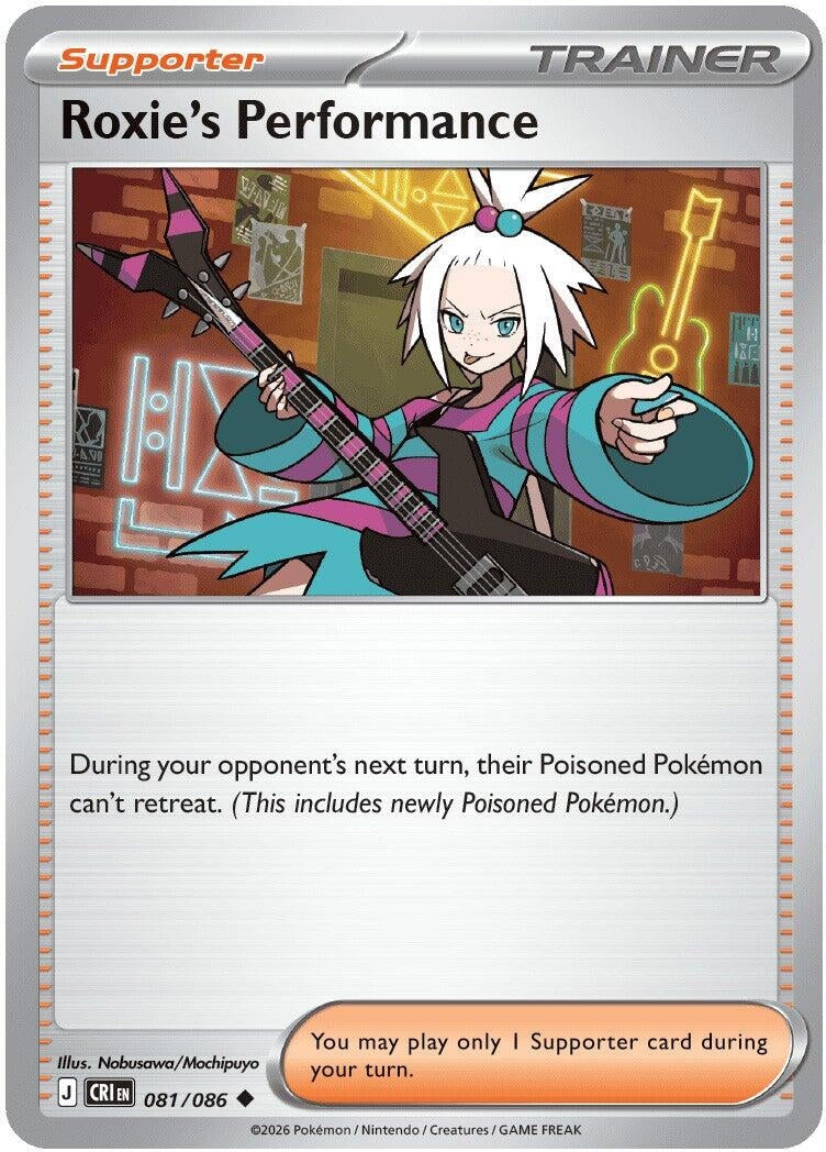 Image for Roxie's Performance (081/086) (CRI) - Pokemon