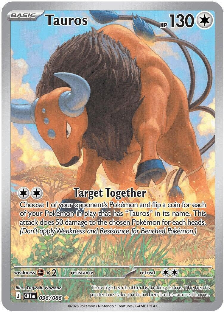 Image for Tauros (096/086) (CRI) - Pokemon