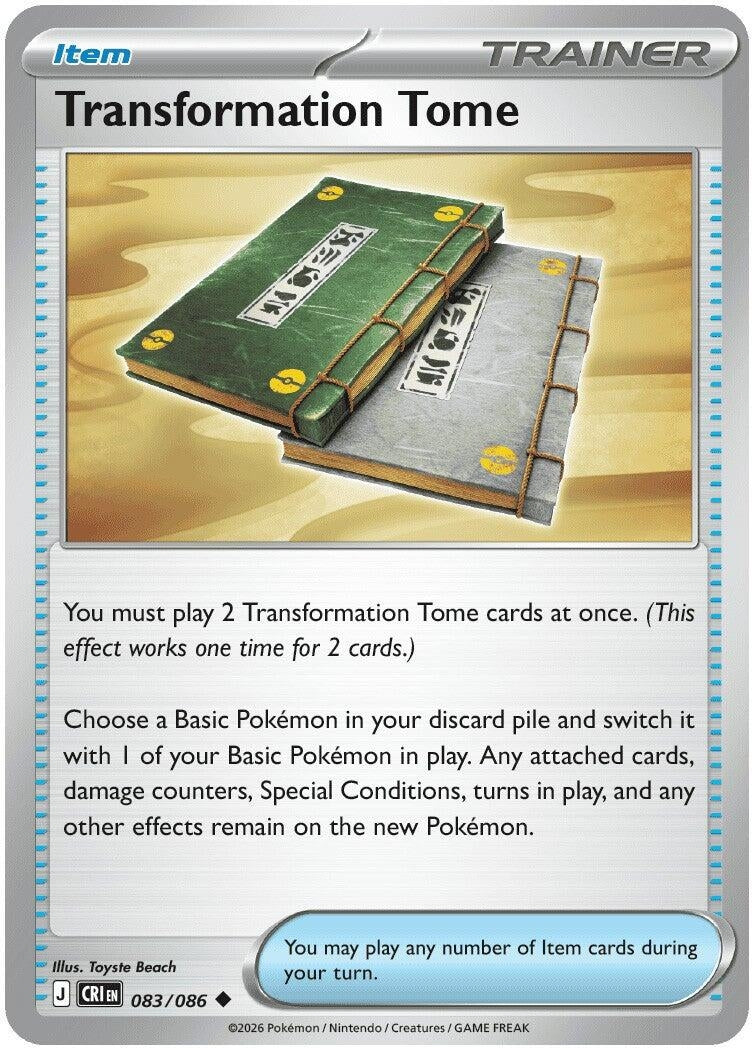 Image for Transformation Tome (083/086) (CRI) - Pokemon