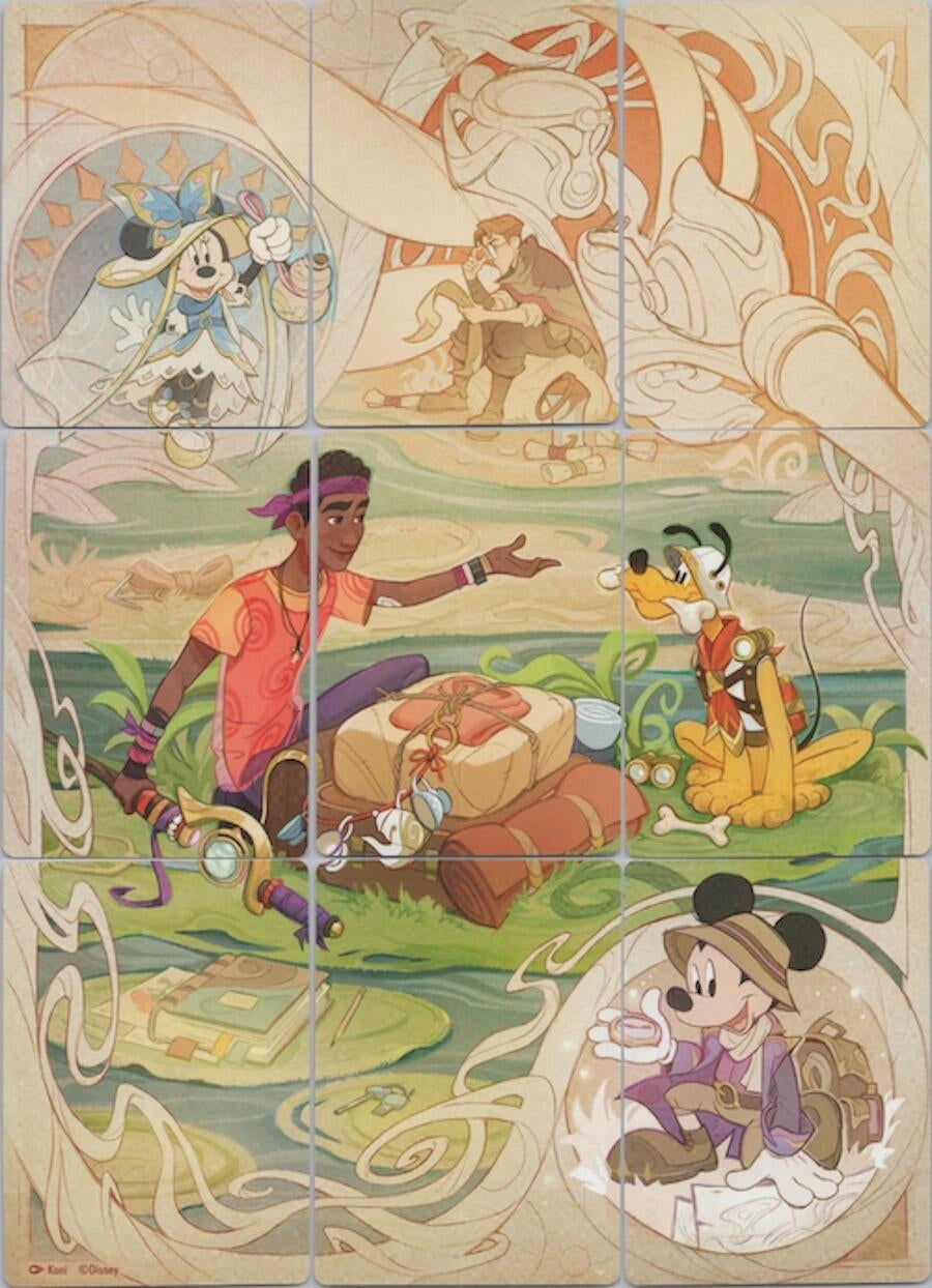 Image for Wilds Unkown Puzzle Insert (Set of 9) (12) - Disney Lorcana