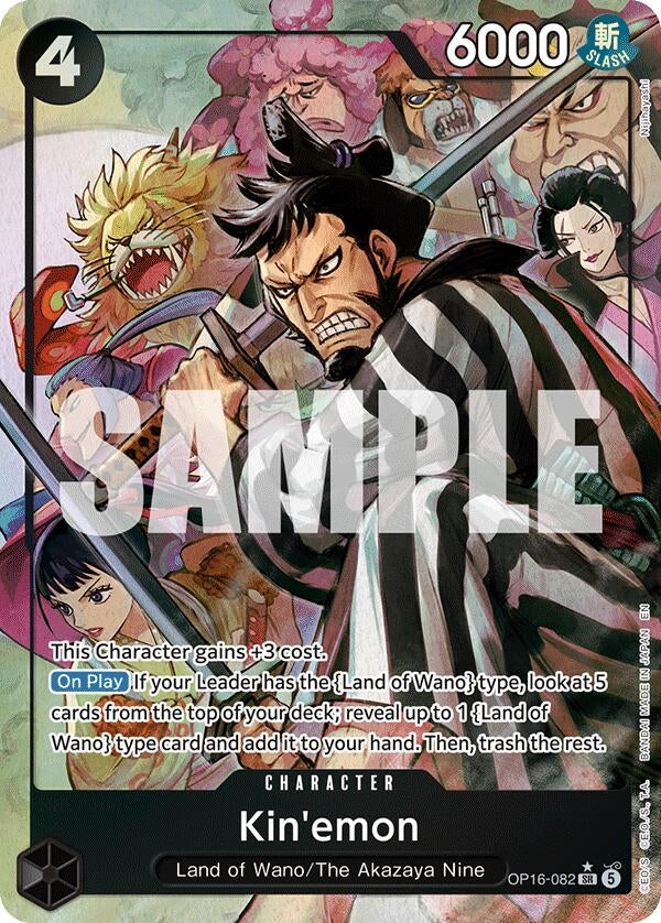 Image for Kin'emon (Alternate Art) (OP16-082) (OP16) - One Piece Card Game