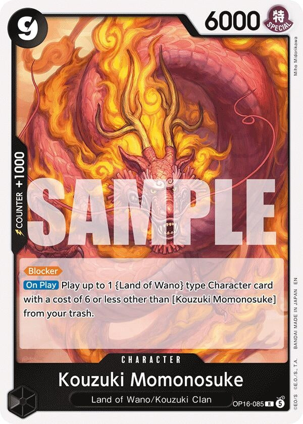 Image for Kouzuki Momonosuke (085) (OP16-085) (OP16) - One Piece Card Game
