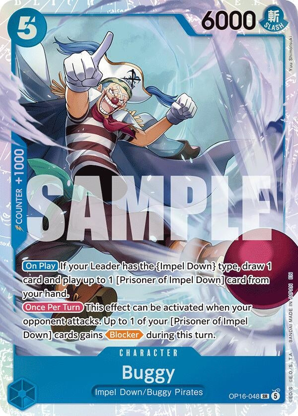 Image for Buggy (048) (OP16-048) (OP16) - One Piece Card Game
