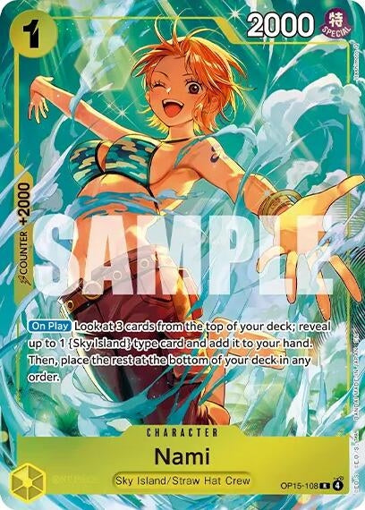 Image for Nami (Premium Card Collection -Best Selection Vol. 6-) (OP15-108) (OP-PR) - One Piece Card Game