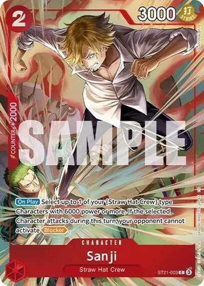 Sanji (Premium Card Collection -Best Selection Vol. 6-) (ST21-003) (OP-PR)