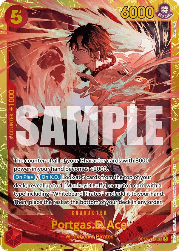 Image for Portgas.D.Ace (118) (OP16-118) (OP16) - One Piece Card Game