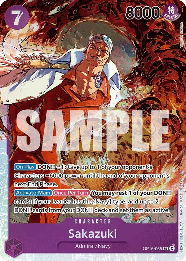Image for Sakazuki (OP16-065) (OP16) - One Piece Card Game