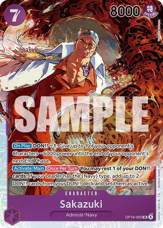 Image for Sakazuki (OP16-065) (OP16) - One Piece Card Game