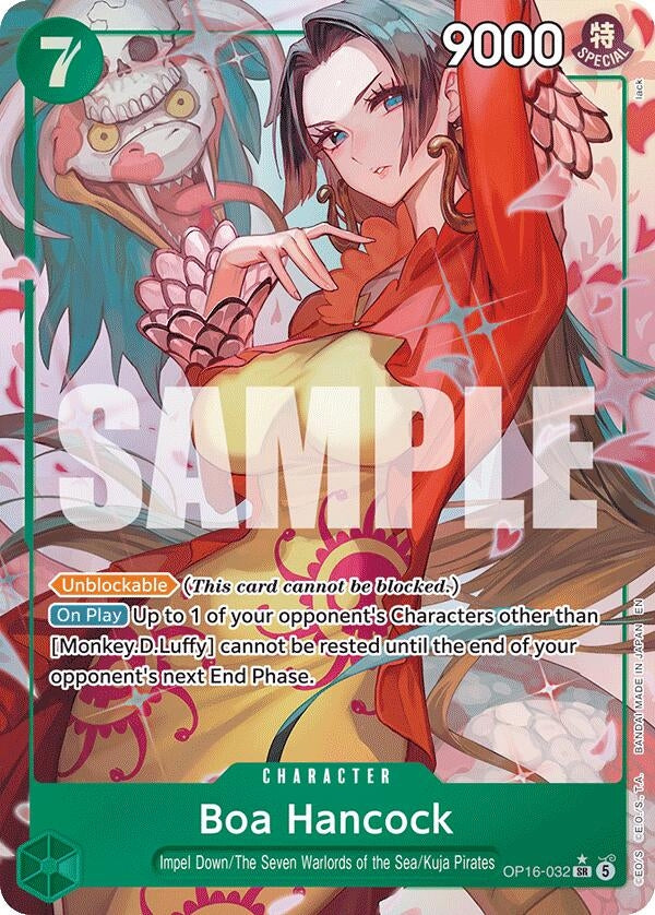 Image for Boa Hancock (Alternate Art) (OP16-032) (OP16) - One Piece Card Game