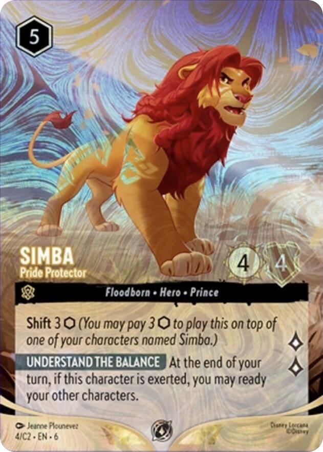 Image for Simba - Pride Protector (Foil) (4) (DLPC) - Disney Lorcana