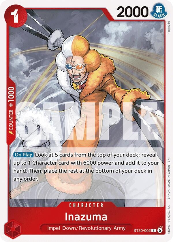Image for Inazuma (ST30-002) (ST-30) - One Piece Card Game