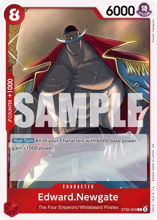 Image for Edward.Newgate (ST30-003) (ST-30) - One Piece Card Game