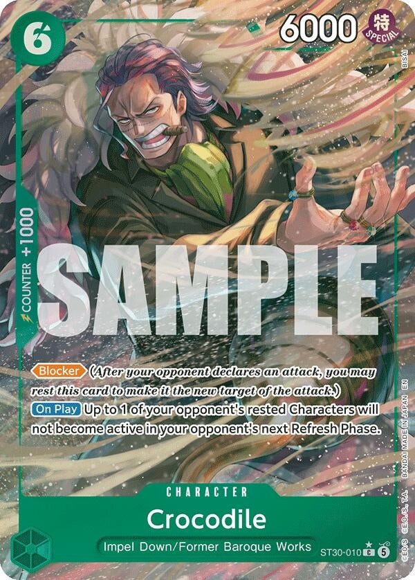 Image for Crocodile (Full Art) (ST30-010) (ST-30) - One Piece Card Game