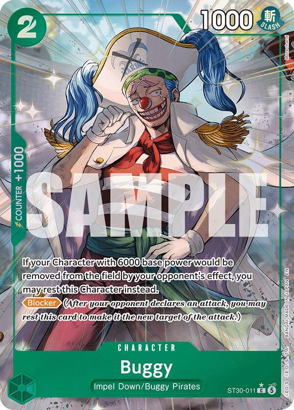 Image for Buggy (Full Art) (ST30-011) (ST-30) - One Piece Card Game
