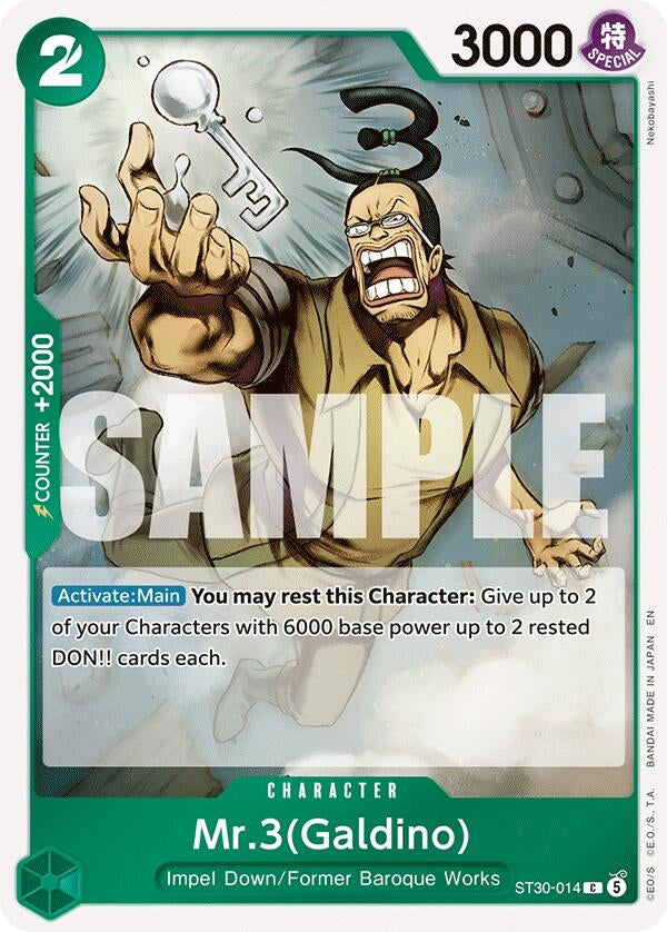 Image for Mr.3(Galdino) (ST30-014) (ST-30) - One Piece Card Game