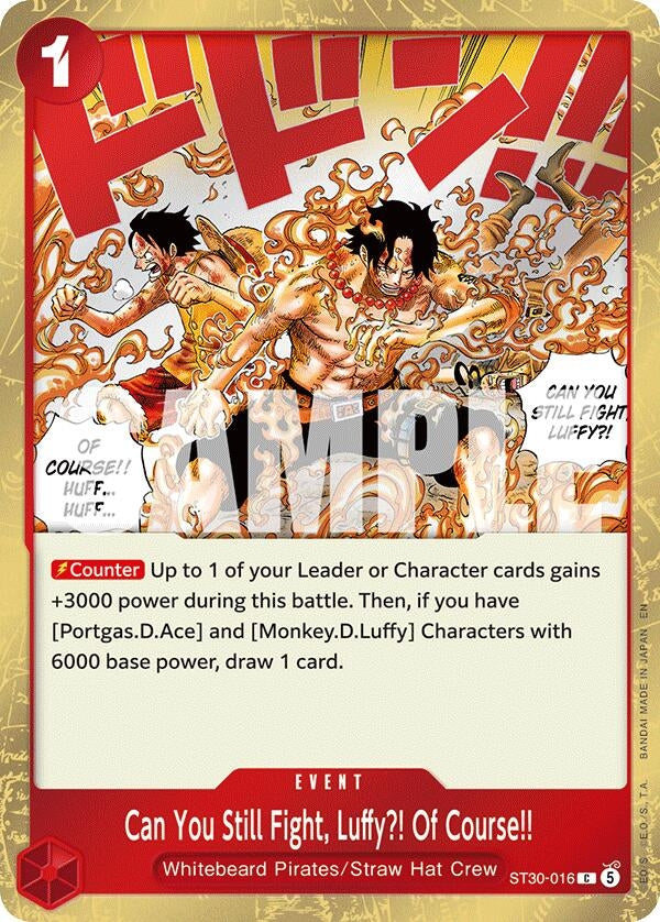 Image for Can You Still Fight, Luffy?! Of Course!! (ST30-016) (ST-30) - One Piece Card Game