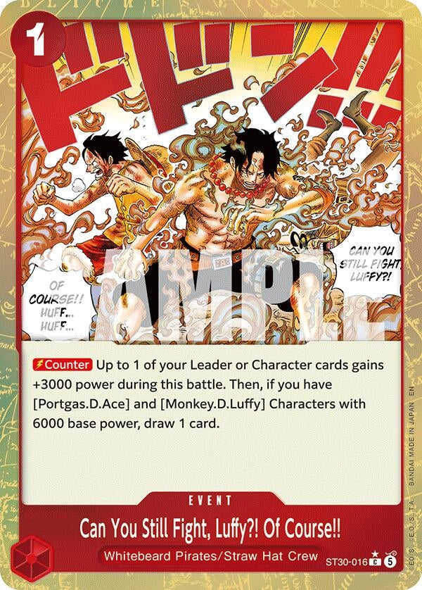 Image for Can You Still Fight, Luffy?! Of Course!! (Parallel) (ST30-016) (ST-30) - One Piece Card Game