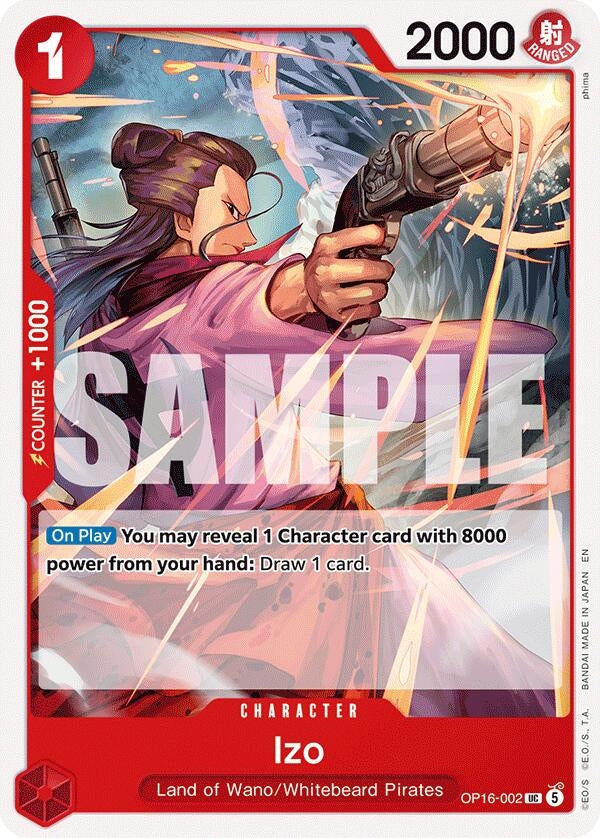 Image for Izo (OP16-002) (OP16) - One Piece Card Game