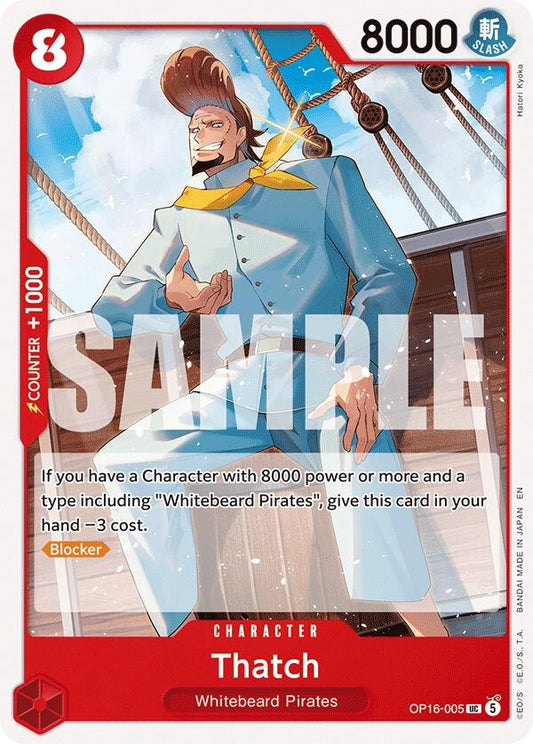 Image for Thatch (OP16-005) (OP16) - One Piece Card Game