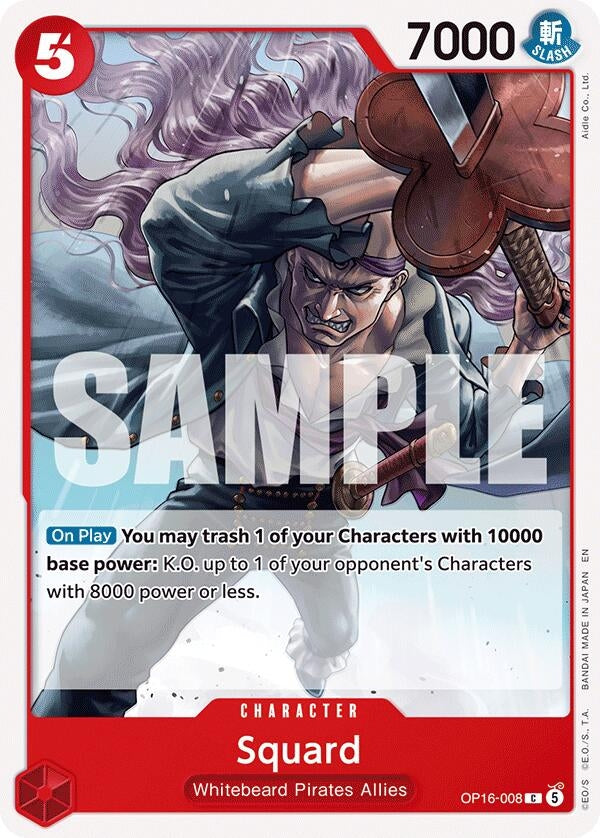 Image for Squard (OP16-008) (OP16) - One Piece Card Game