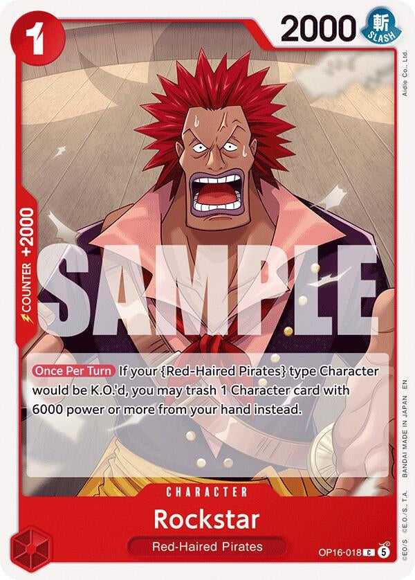 Image for Rockstar (OP16-018) (OP16) - One Piece Card Game