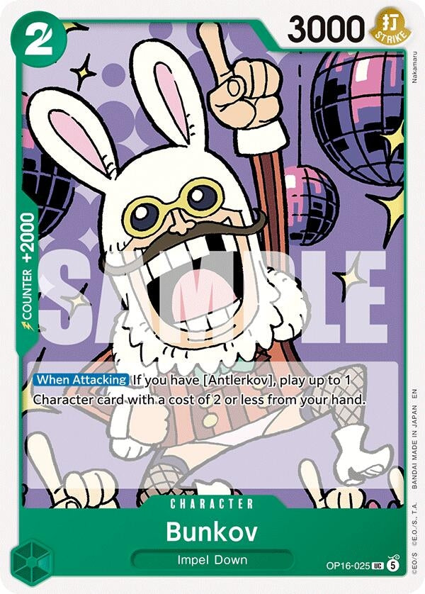 Image for Bunkov (OP16-025) (OP16) - One Piece Card Game
