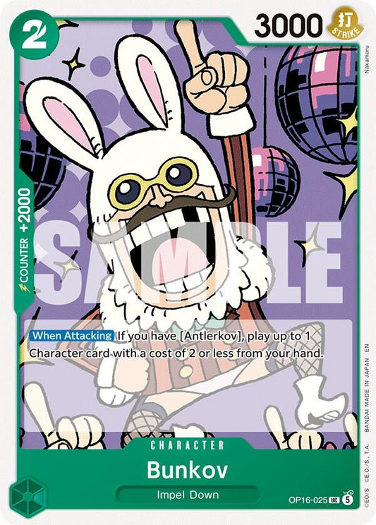 Image for Bunkov (OP16-025) (OP16) - One Piece Card Game