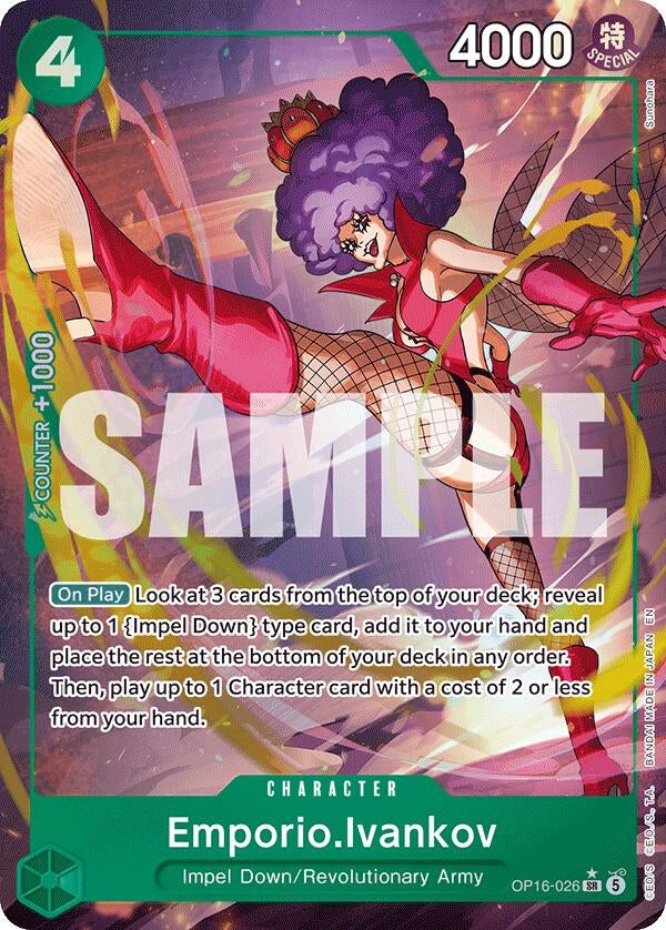 Image for Emporio.Ivankov (026) (Alternate Art) (OP16-026) (OP16) - One Piece Card Game