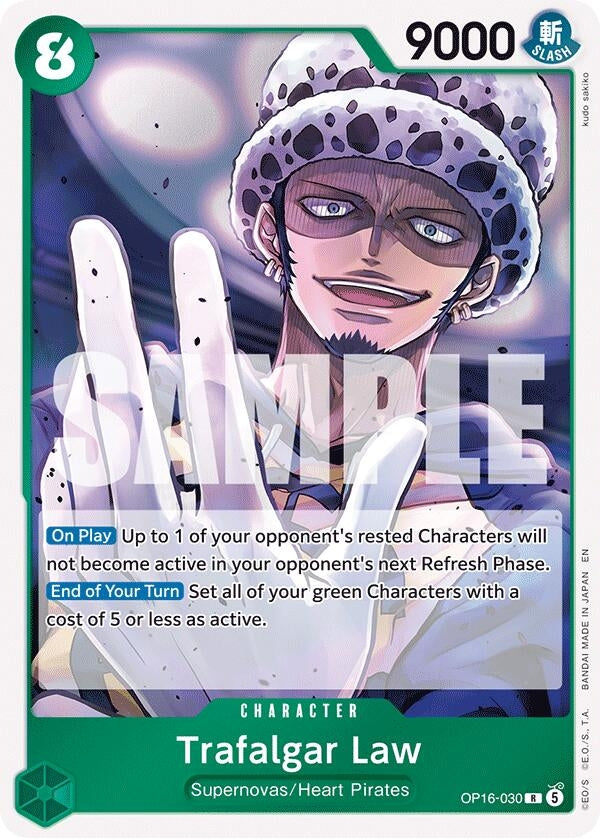 Image for Trafalgar Law (030) (OP16-030) (OP16) - One Piece Card Game