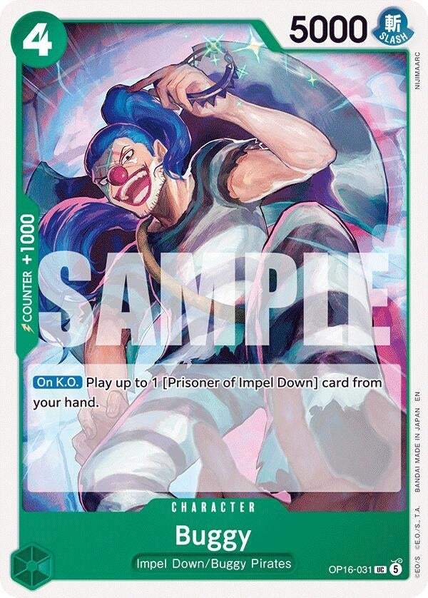 Image for Buggy (031) (OP16-031) (OP16) - One Piece Card Game
