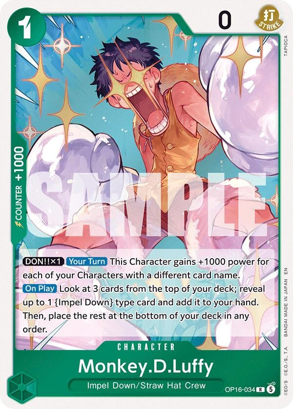 Image for Monkey.D.Luffy (034) (OP16-034) (OP16) - One Piece Card Game