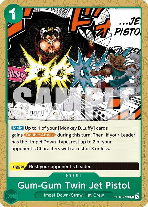 Image for Gum-Gum Twin Jet Pistol (OP16-039) (OP16) - One Piece Card Game