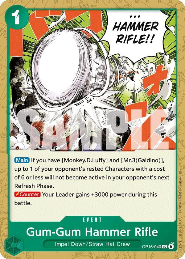 Image for Gum-Gum Hammer Rifle (OP16-040) (OP16) - One Piece Card Game