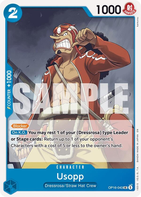 Image for Usopp (OP16-043) (OP16) - One Piece Card Game