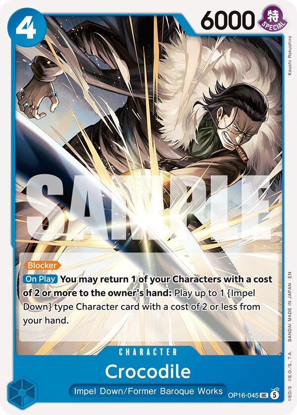 Image for Crocodile (OP16-045) (OP16) - One Piece Card Game