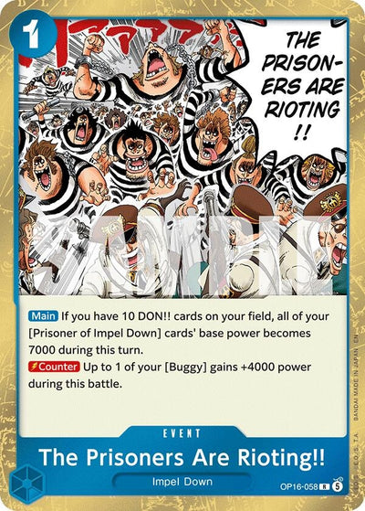 The Prisoners Are Rioting!! (OP16-058) (OP16)