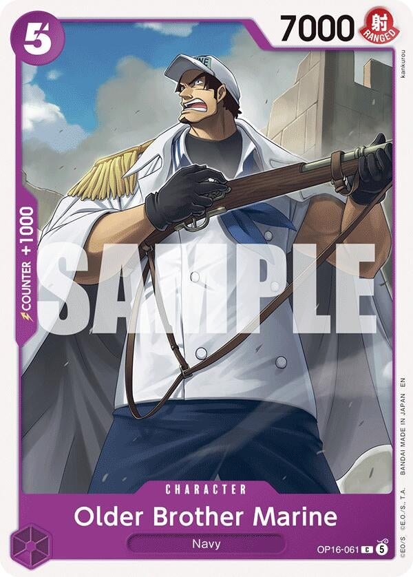 Image for Older Brother Marine (OP16-061) (OP16) - One Piece Card Game