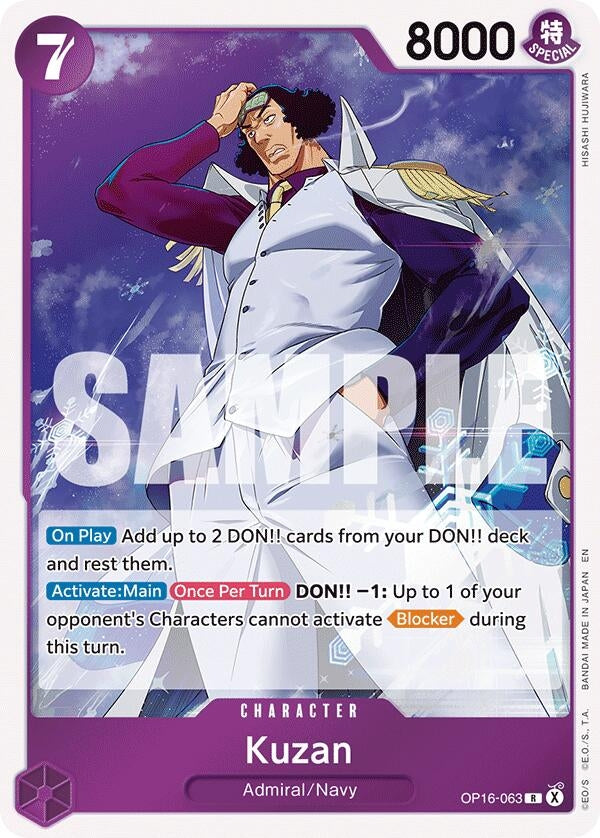 Image for Kuzan (OP16-063) (OP16) - One Piece Card Game
