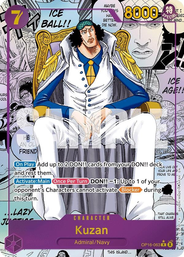 Image for Kuzan (Manga) (OP16-063) (OP16) - One Piece Card Game