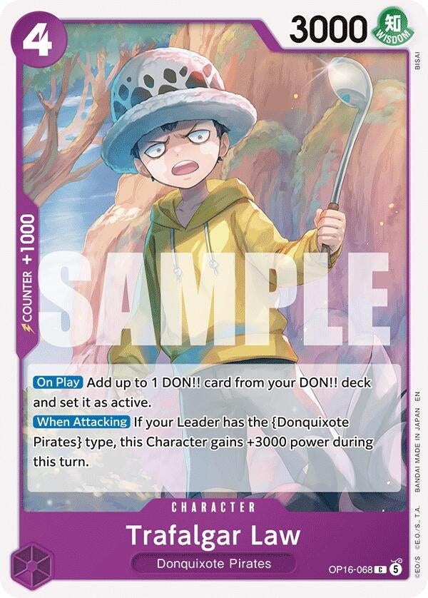 Image for Trafalgar Law (068) (OP16-068) (OP16) - One Piece Card Game