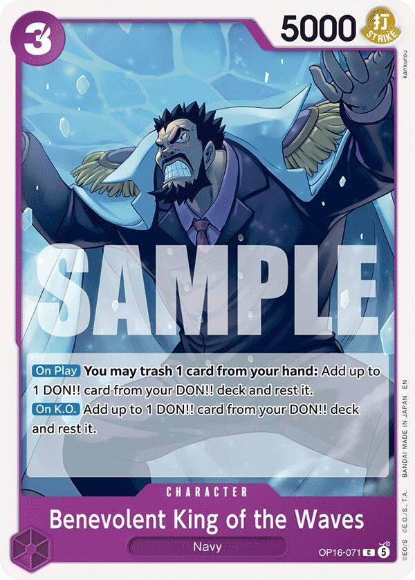 Image for Benevolent King of the Waves (OP16-071) (OP16) - One Piece Card Game