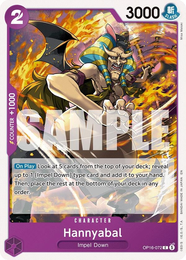 Image for Hannyabal (OP16-072) (OP16) - One Piece Card Game