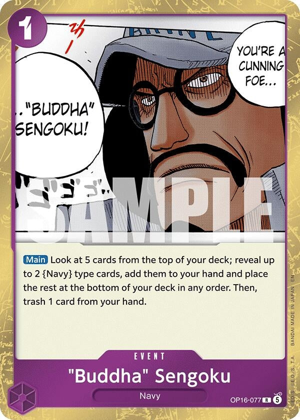 Image for "Buddha" Sengoku (OP16-077) (OP16) - One Piece Card Game