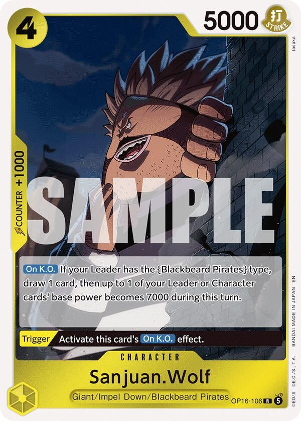 Image for Sanjuan.Wolf (OP16-106) (OP16) - One Piece Card Game