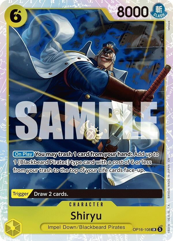 Image for Shiryu (OP16-108) (OP16) - One Piece Card Game