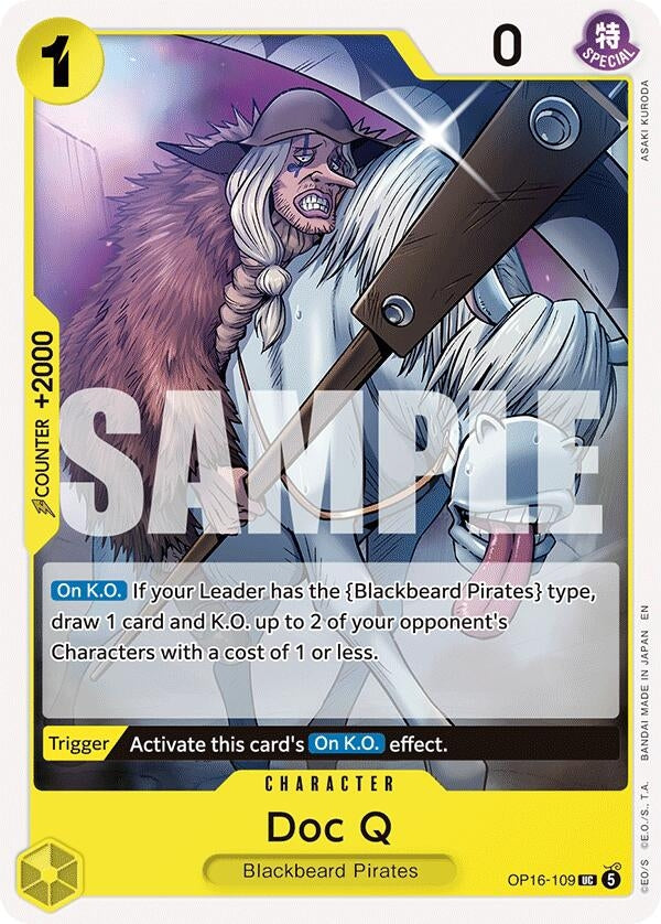 Image for Doc Q (OP16-109) (OP16) - One Piece Card Game