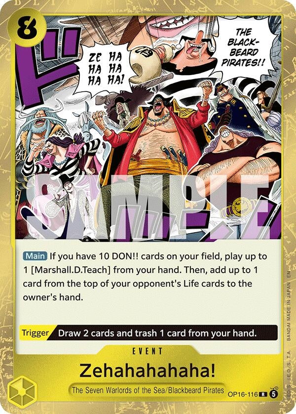 Image for Zehahahahaha! (OP16-116) (OP16) - One Piece Card Game