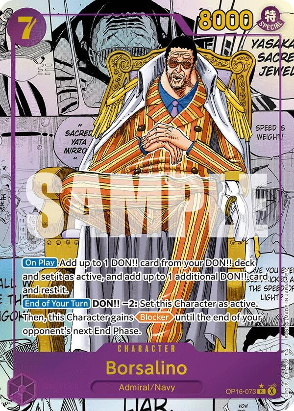 Image for Borsalino (Manga) (OP16-073) (OP16) - One Piece Card Game
